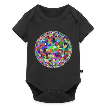 Disco ball - Baby Premium short-sleeve bodysuit - black - Front