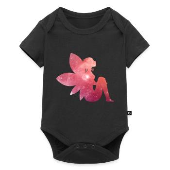 fairy - Fee - Baby Premium Kurzarmbody - Schwarz - Vorne
