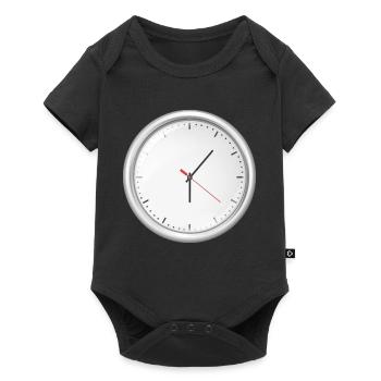 clock time clock time hourglass hourglass88 - Baby Premium short-sleeve bodysuit - black - Front