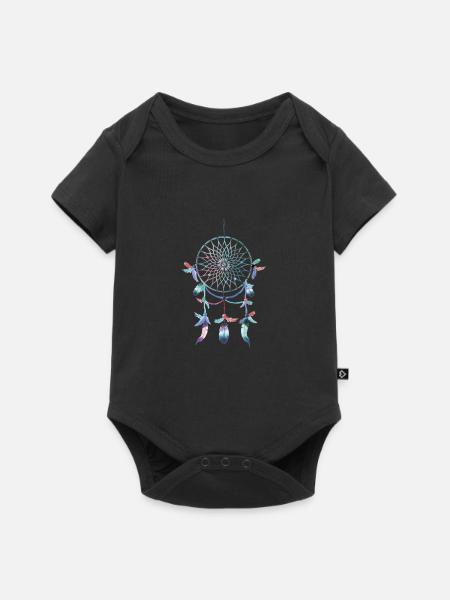 Traumfänger - Baby Premium Kurzarmbody - Schwarz