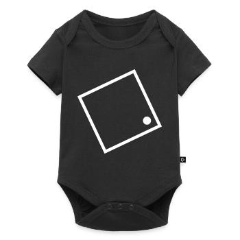Project Ü logo - Baby Premium short-sleeve bodysuit - black - Front