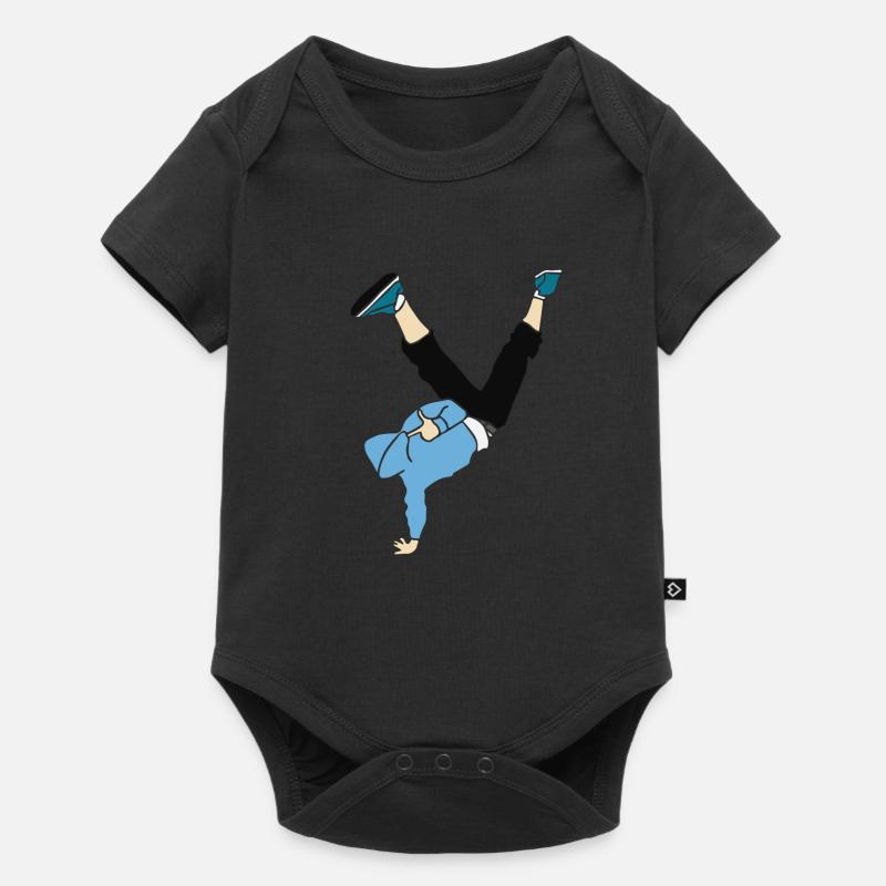 Breakdancer / Hip Hop - Body à manches courtes Premium Bébé - noir