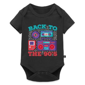 90s 90s - Baby Premium short-sleeve bodysuit - black - Front
