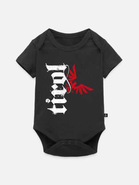 Tirol - Baby Premium Kurzarmbody - Schwarz