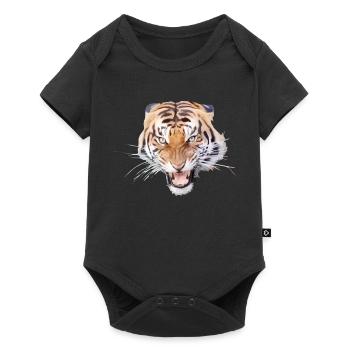 Wild Tiger - Wild Hissing - Wilderness - Baby Premium short-sleeve bodysuit - black - Front