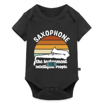 Accessoires pour saxophone - Body à manches courtes Premium Bébé - noir - Devant
