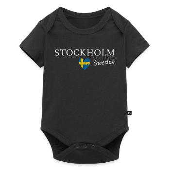 J’adore Stockholm Suède - Body à manches courtes Premium Bébé - noir - Devant
