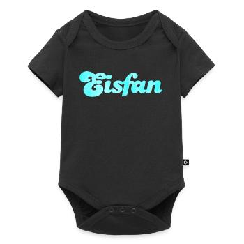 Eisfan cool Statement Eiscreme Eis Eiskrem Fan - Baby Premium Kurzarmbody - Schwarz - Vorne