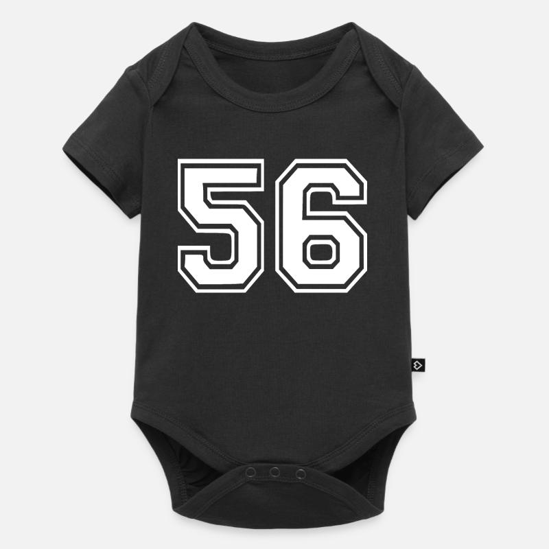 56 - Baby Premium Kurzarmbody - Schwarz