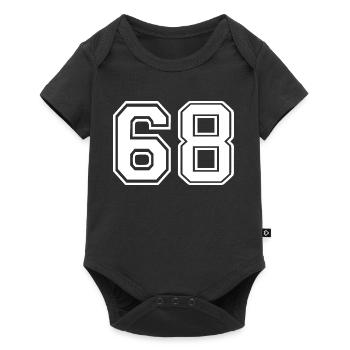68 - Baby Premium short-sleeve bodysuit - black - Front
