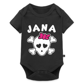 Jana Design pour les filles et les femmes - Body à manches courtes Premium Bébé - noir - Devant