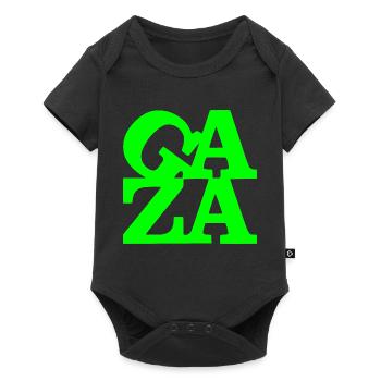 Gaza - Body à manches courtes Premium Bébé - noir - Devant