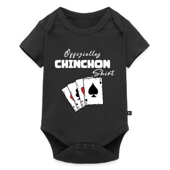 Chinchon Chemise Officielle - Body à manches courtes Premium Bébé - noir - Devant