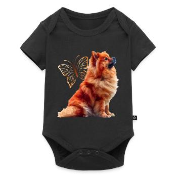ChowChow (en anglais seulement) - Body à manches courtes Premium Bébé - noir - Devant