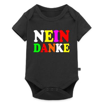 No thank you - Baby Premium short-sleeve bodysuit - black - Front