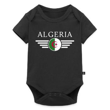 I Love Algeria, Elegance Style Design T-Shirt - Baby Premium short-sleeve bodysuit - black - Front