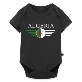 I Love Algeria, Elegance Style Design T-Shirt - Baby Premium short-sleeve bodysuit - black - Front