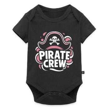 Pirate Pirate Carnaval Halloween - Body à manches courtes Premium Bébé - noir - Devant