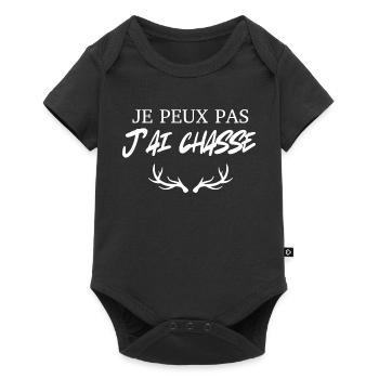 I can't I hunted - Baby Premium short-sleeve bodysuit - black - Front