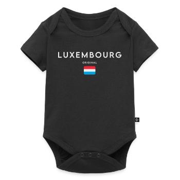 Flag of Luxembourg, Luxembourg pride - Baby Premium short-sleeve bodysuit - black - Front