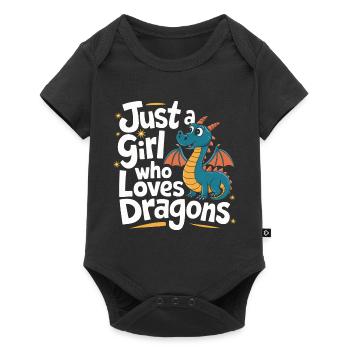 Dragon Mystique Dragon Fantasy - Body à manches courtes Premium Bébé - noir - Devant