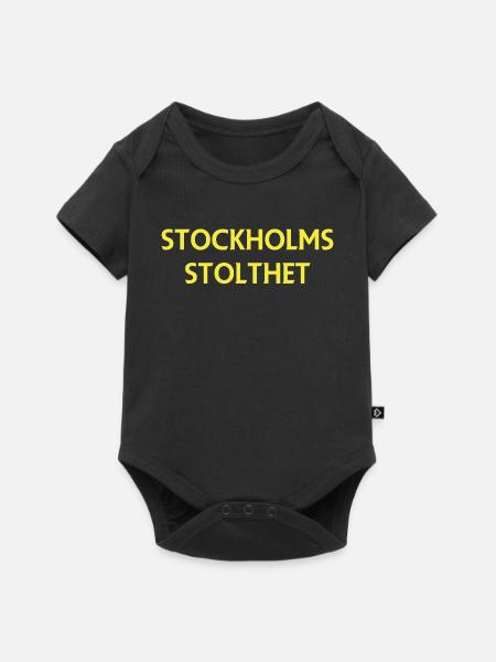 Stockholm Pride - Baby Premium Kurzarmbody - Schwarz