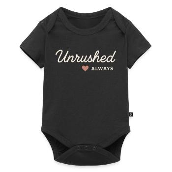 Calm is rebellion. Soft Life Self Care - Baby Premium short-sleeve bodysuit - black - Front