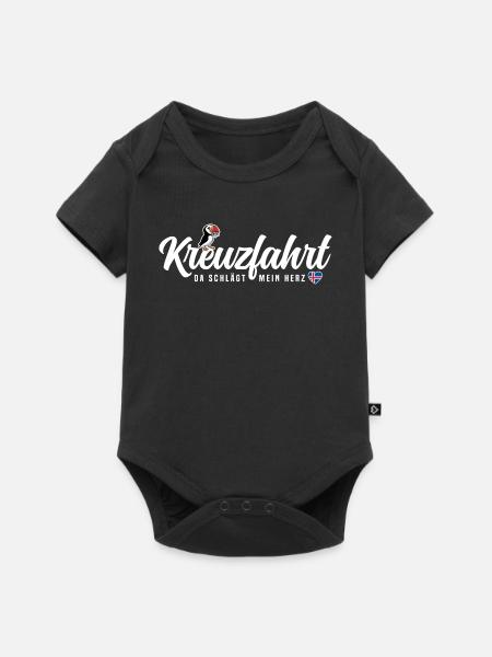 Island Kreuzfahrt - Baby Premium Kurzarmbody - Schwarz
