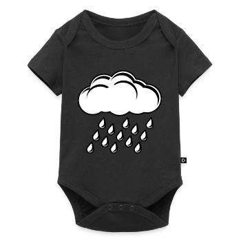 soleil arc-en-ciel nuages soleil météo cloud40 - Body à manches courtes Premium Bébé - noir - Devant