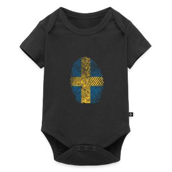 Suède - Body à manches courtes Premium Bébé - noir - Devant