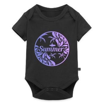 Été - Body à manches courtes Premium Bébé - noir - Devant