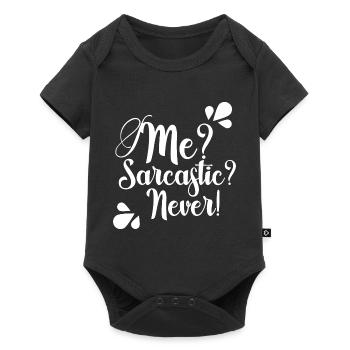Citation drôle - Body à manches courtes Premium Bébé - noir - Devant
