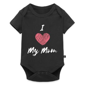 J’aime ma mère - Body à manches courtes Premium Bébé - noir - Devant