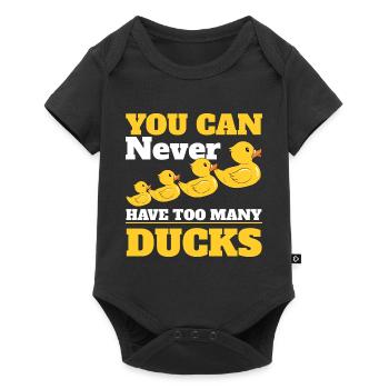You Can Never Have Too Many Ducks Bath Duckie - Baby Premium short-sleeve bodysuit - black - Front