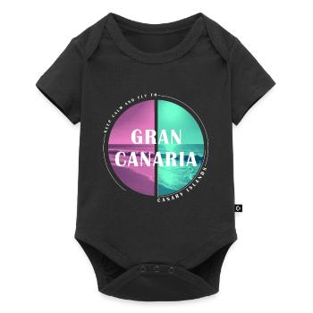 Gran Canaria Canary Islands Canary Islands Summer - Baby Premium short-sleeve bodysuit - black - Front