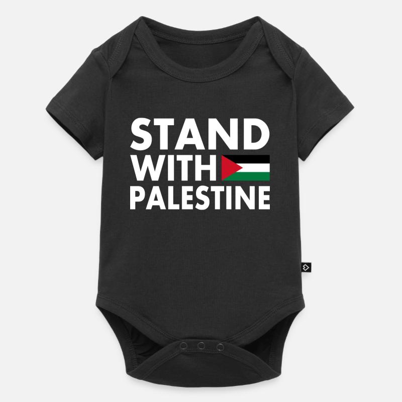Palestine - Body à manches courtes Premium Bébé - noir