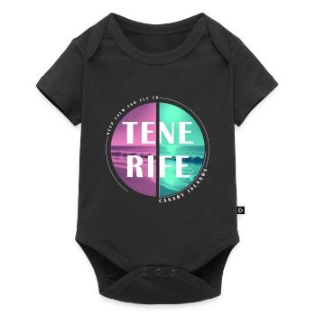 Tenerife Canary Islands Canary Islands Summer Holiday - Baby Premium short-sleeve bodysuit - black - Front
