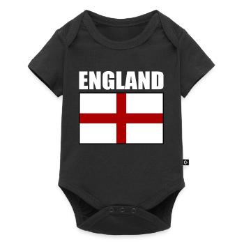 England - Baby Premium short-sleeve bodysuit - black - Front