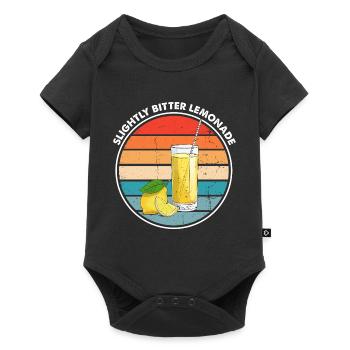 Lemon Design Lemonades Stand Boss Vente de citron - Body à manches courtes Premium Bébé - noir - Devant
