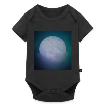 Conception de la Lune - Body à manches courtes Premium Bébé - noir - Devant