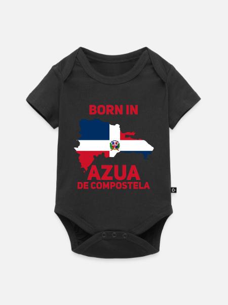 Dominikanische Republik - Baby Premium Kurzarmbody - Schwarz