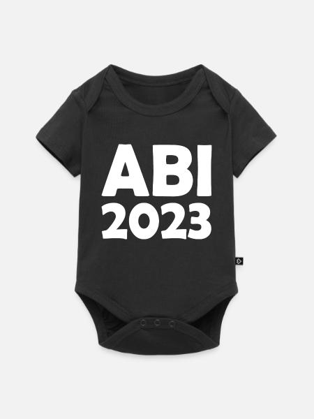 Abi 2023 - Baby Premium Kurzarmbody - Schwarz