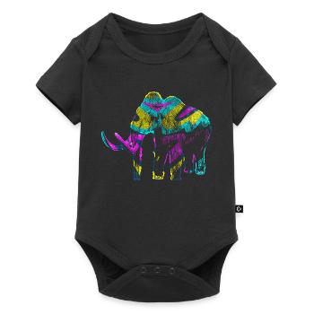 Mammut - Baby Premium Kurzarmbody - Schwarz - Vorne