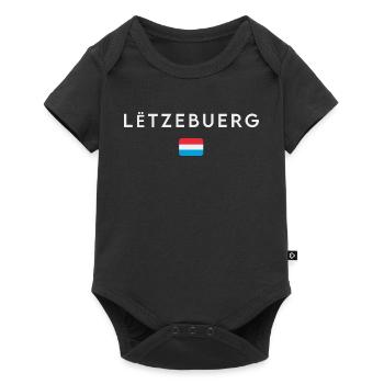 Flag of Luxembourg, Luxembourg pride - Baby Premium short-sleeve bodysuit - black - Front