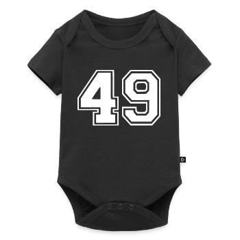 49 - Baby Premium short-sleeve bodysuit - black - Front