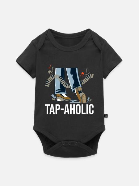 Stepptänzer - Baby Premium Kurzarmbody - Schwarz