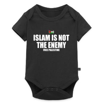 Free palestine Islam is not the enemy - Baby Premium short-sleeve bodysuit - black - Front