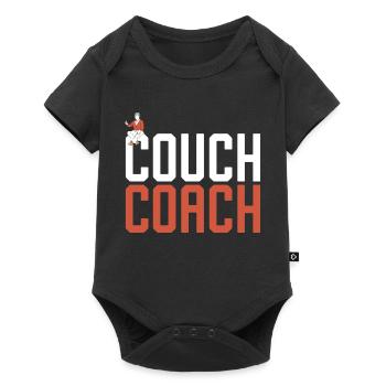 Coach Character Builder Attitude - Baby Premium Kurzarmbody - Schwarz - Vorne
