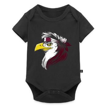 Qatar - Baby Premium short-sleeve bodysuit - black - Front