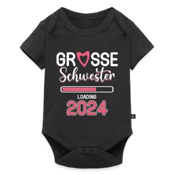 Grande soeur 2024 - Body à manches courtes Premium Bébé - noir - Devant